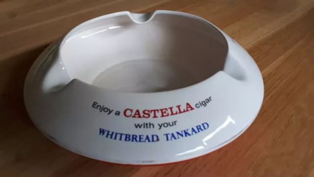 Vintage Castella Cigar Whitbread Tankard Ashtray