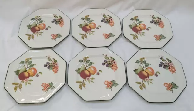 Johnson Brothers Fresh Fruit 15.5cm Side Plates x 6 - Lot A
