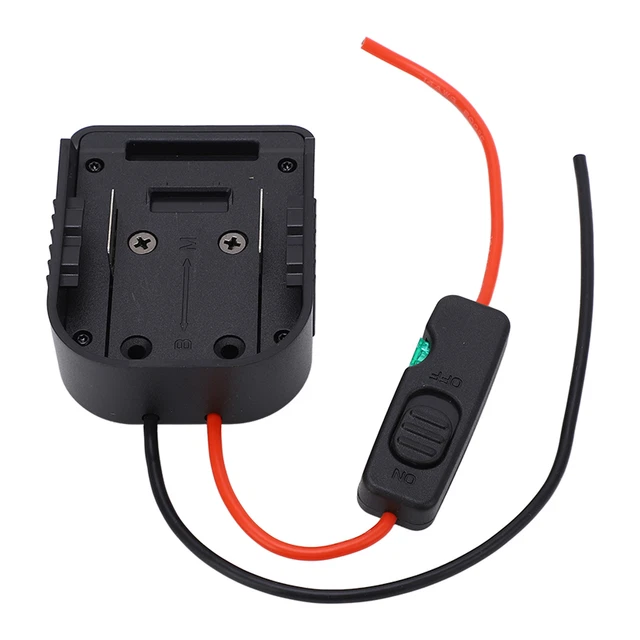 ABS Battery Adapter Dock Power Connector Power Conversion Kit For DIY Your