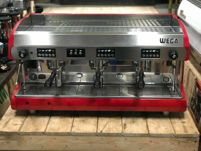 Wega Polaris 3 Gruppi Rossa Macchina Caffe' Espresso Caffe' Commerciale... 2