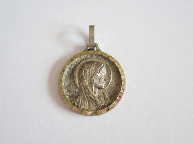 Colgante Viejo Con Religiösem Motivo, Cuadro Santos 6,9 G/3,3 X 2,3CM