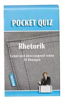 Moses 1772 Pocket Quiz Rhetorik | Buch | Zustand gut