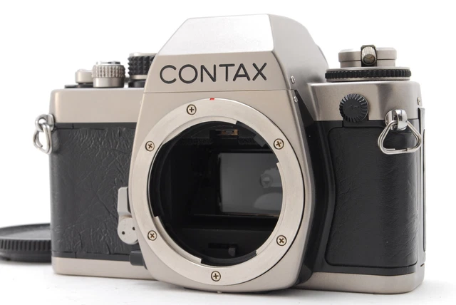 READ! ⭐️Near MINT ⭐️ Contax S2 35mm SLR Film Camera Silver Body From JAPAN