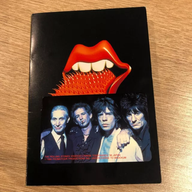 The Rolling Stones Voodoo Lounge World Tour 1995 Japan Telephone Card