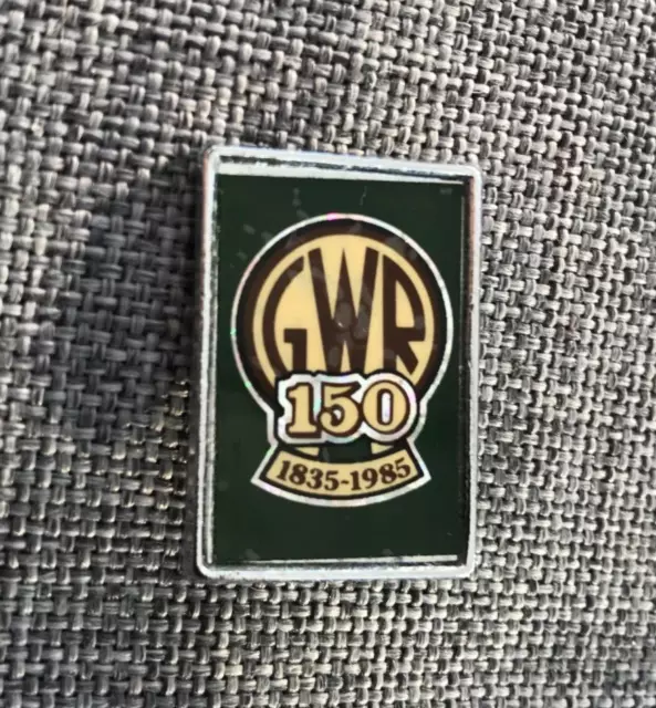 Gwr Great Western Railway 100 Years 1985 Vintage Pin Badge