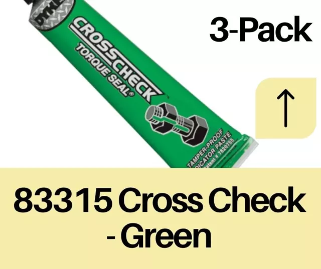 Dykem Cross Check Torque Seal Green 1 oz. Tube Tamper-Proof Indicator Paste  (6 Pack) 