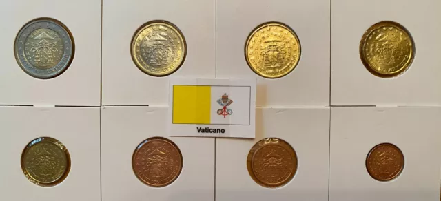 Eurokursmünzensatz 2005 aus dem Vatikan, KMS, Kursmünzensatz, Sede Vacante