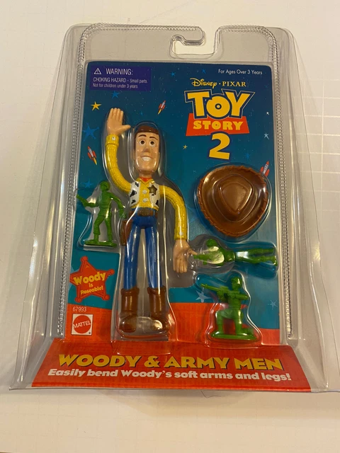 FIGURINE TOY STORY 2 Bendy Woody et Army Men dans son emballage scellé