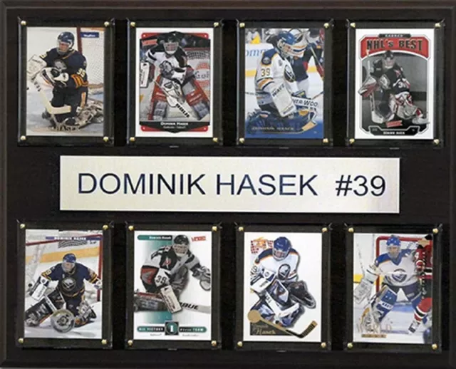 CandICollectables 1215HASAK8C NHL 12 x 15 in. Dominik Hasak Buffalo Sabres 8-Car