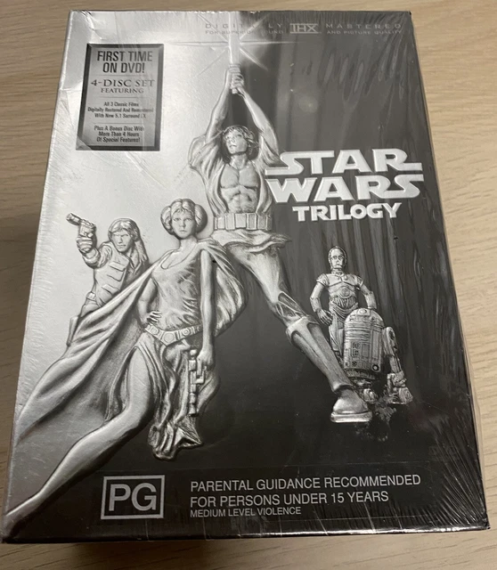 Star wars original trilogy dvd box store set