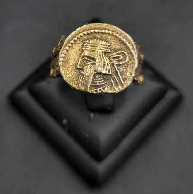 RARE ANCIENT ROMAN Gold Over Silver 3rd Century BC Ring £79.92 ...