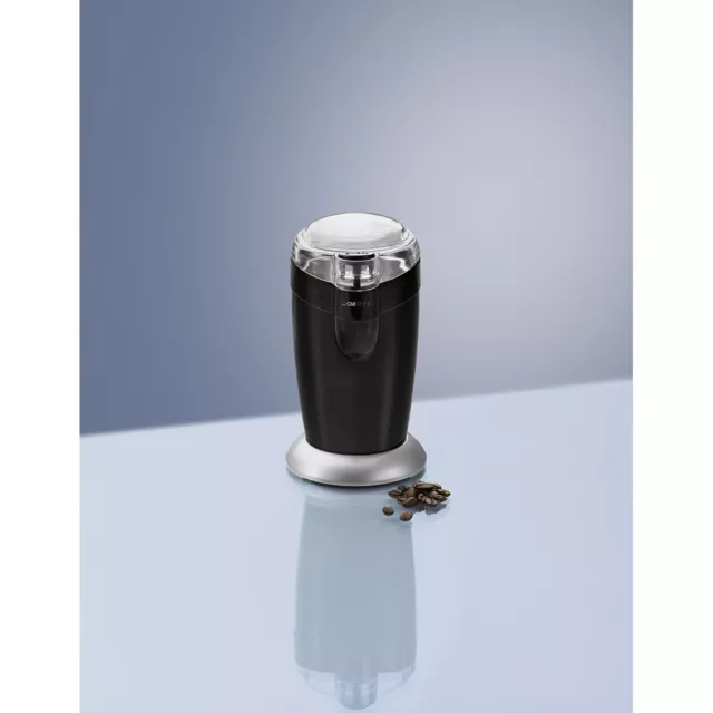 Clatronic KSW 3306 - Molinillo de café eléctrico, 120 W, color negro y plata 2
