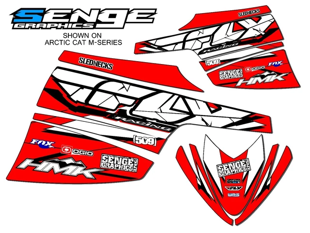 2008 2009 2010 2011 Artico Gatto Snopro Sno Pro 600 Grafici Kit Deco Avvolgere