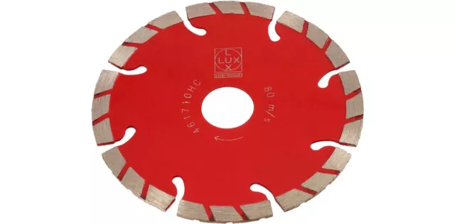 Lux Disque à Couper Diamant Turbo 180mm X Matériaux Durs - Longue Durée Neuf