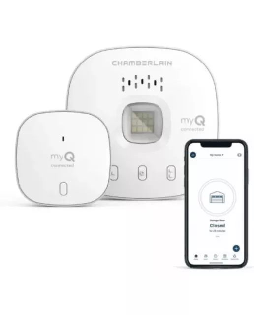 Chamberlain MyQ-G0401-ES MyQ Wireless Smart Garage Hub and Controller - White