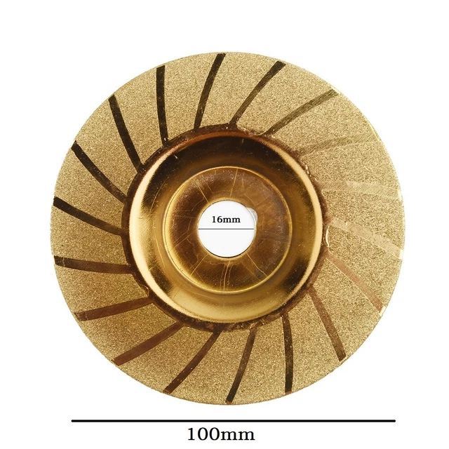 Mèches de meuleuse de verre, forets pour vitrail, outils de tête de meuleuse diamant teinté, outils et fournitures (1 pièce, 2,5 cm