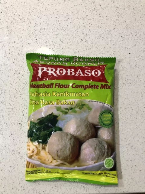 5packs/Lot - ProBaso Meatball Soup Bakso Flour Complete Mix 250g Indonesian Food