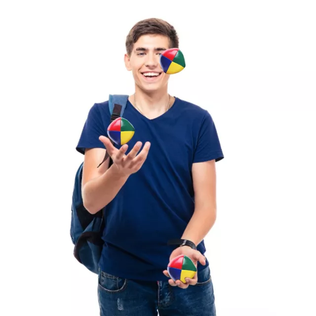 3/ 6 pieces Juggling Balls for Beginners Toy and Games for Kids Soft Juggling