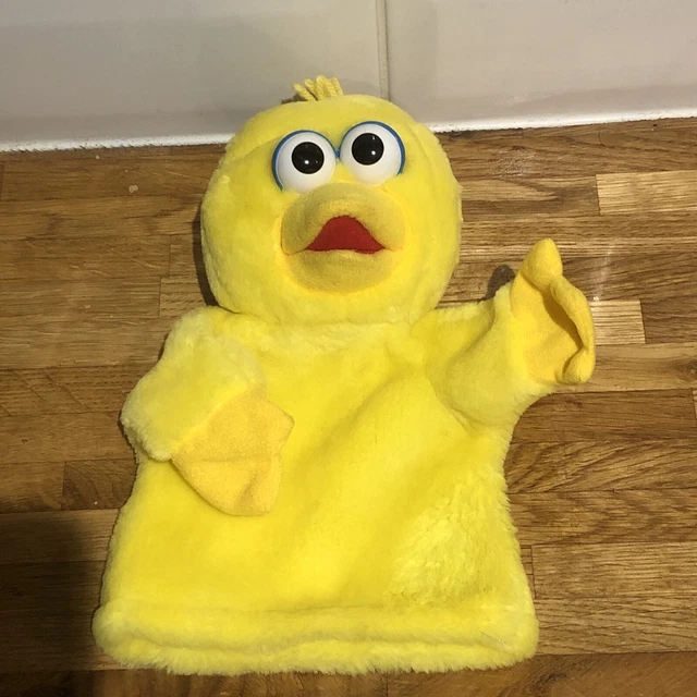 SESAME STREET BIG Bird Hand Puppet Vintage 1996 Tyco Soft Toy Plush Jim