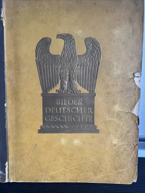 Sammelalbum " Bilder deutscher Geschichte", „Olympia“ 1936 Band 1+2