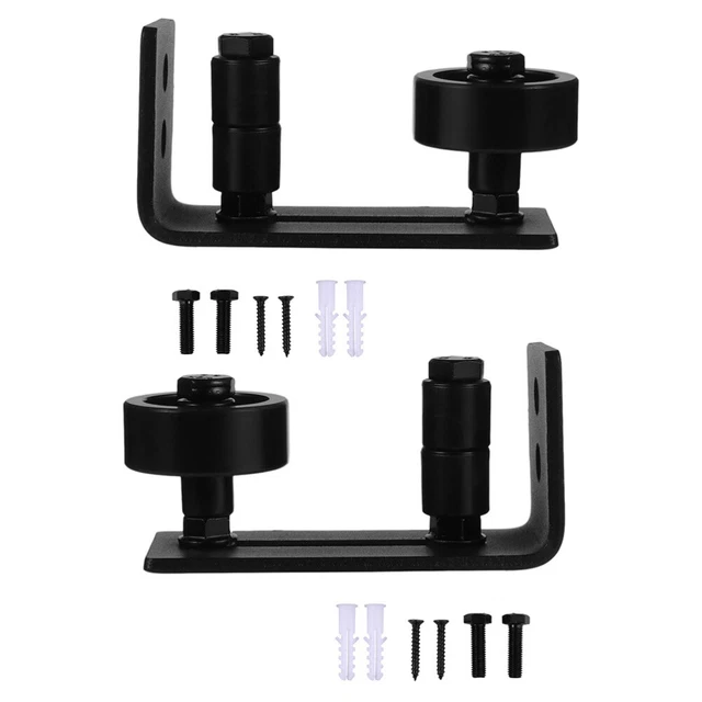 2 Pcs Stay Roller Sliding Barn Door Swing Stop Sliding Door Rollers Accessories