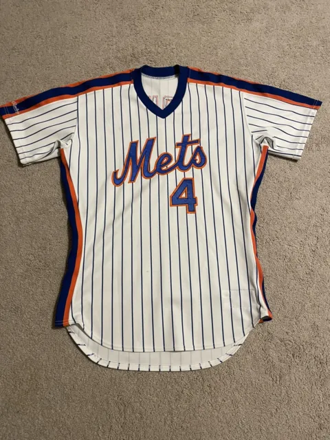 KEVIN TAPANI (New York Mets) Game Used 1989 Home Pinstripe jersey
