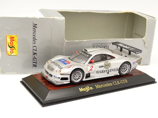 MAISTO 1/43 MERCEDES BENZ CLK GTR - Ludwig/Maylander WARSTEINER FIA