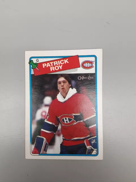 1988-89 OPC Patrick Roy #116 Montreal CANADIENS O Pee Chee Hockey Card