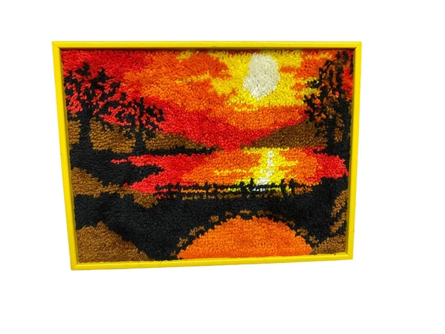 Kit de pestillos de colección Tree Bridge Boho imagen enmarcada amarillo
