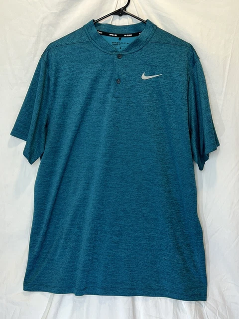 Nike Golf Standard Fit Dri Fit XL Teal Shortsleeve Tshirt