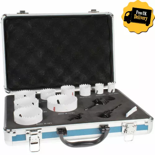 Makita 12 Piece Electricians Bi Metal Hole Saw Set