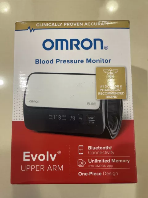 Omron BP7000 Evolv Wireless Upper Arm Blood Pressure Monitor NEW