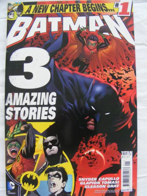 Batman Vol.3 # 1 / Batman # 7 / Batman & Robin # 1 & 2 / Titan Dc Aug 12