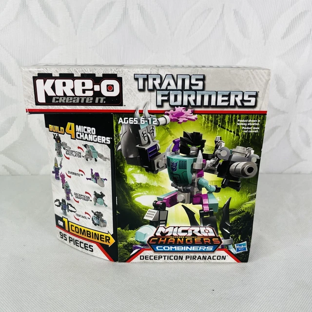 Transformers Kre-o Micro-Changers Combiners Piranacon Seacons Kreo Kreon