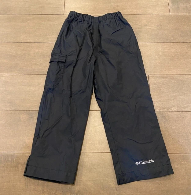 Columbia Sportswear Waterproof Rain Pants Toddler Youth Kids Boys Girls 4T Black