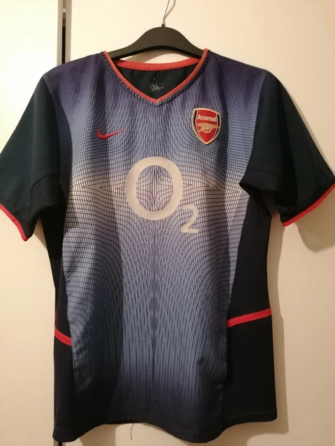 ARSENAL RARE AWAY Football Shirt 02-03 Pires O2 LB £10.00