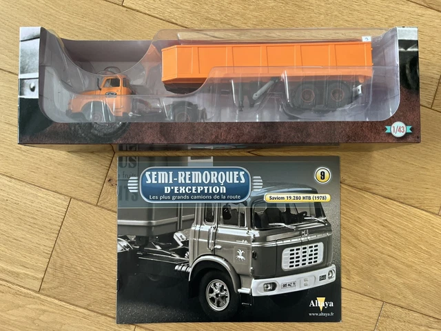 CAMION SAVIEM 19.280 HTB BENNE SEMI REMORQUE ALTAYA 1:43 of referen