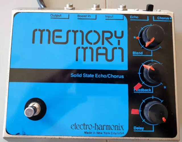 ELECTRO-HARMONIX  Memory Man  1970r. Solid State Echo/Chorus Delay-Effektpedal
