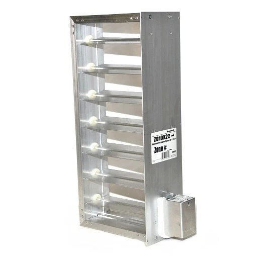 Honeywell ZD10X22 Automatic Rectangular Zone Damper - Silver