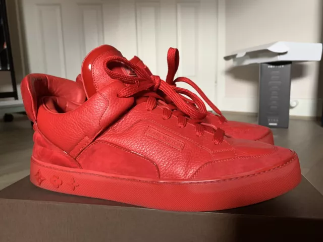 LOUIS VUITTON DON X Kanye West Red Lv Us 11 Jasper Rare Sneakers