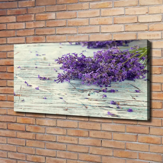 Cuadro Moderno Impreso en Lienzo de La Pared el Salaón 120x60 Lavanda