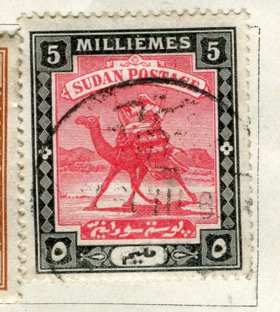 BRITISH E.AFRICA PROTECTORATE; 1902 Camel Rider issue fine used 5m. value