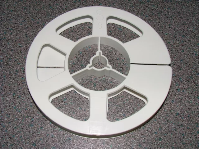 SUPER 8mm 200ft 5-INCH FILM SPOOL REEL IN GOOD CONDITION 200ft 60m