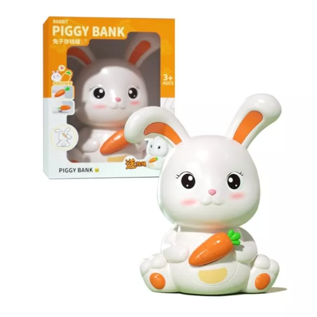 Cute Rabbit Piggy Bank Rabbit Holding Carrot Money Boy Birthday Wedding