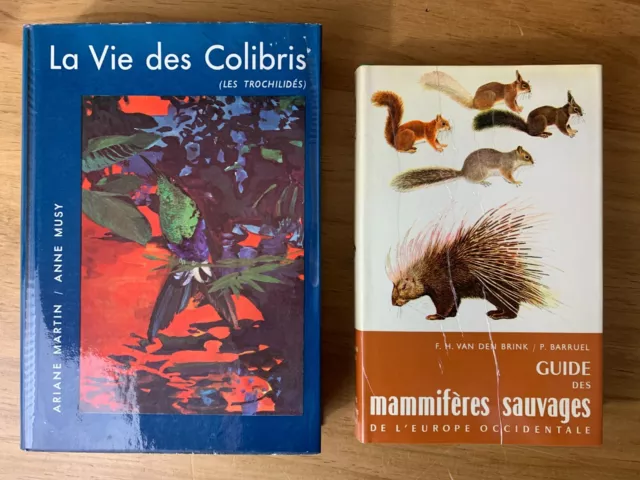 Delachaux Et Niestle. Lot De 2 Guides : Mammiferes Colibris Trochildes