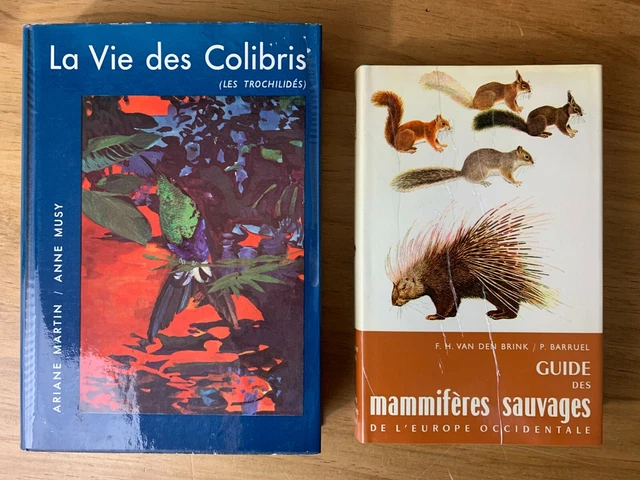 Delachaux Et Niestle. Lot De 2 Guides : Mammiferes Colibris Trochildes