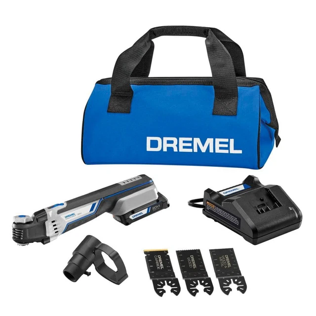 Dremel MM20V-01 Multi-Max - Quick Lock Cordless Oscillating Multi-Tool Kit