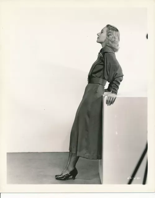 KAREN MORLEY Original Vintage 1932 FLESH MGM Studio DBW Portrait Photo