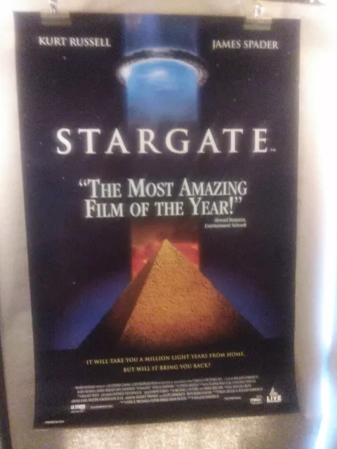 Stargate Single Kurt Russell James Spader S/S Original 27x41 Movie Poster 1994