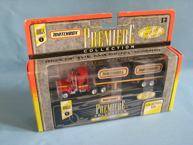 Matchbox Convoy CY9 Kenworth Box Truck weiß Midnight Express top in Box Matchbox Convoy CY9 Kenworth Box Truck weiß Midnight Express top in Box